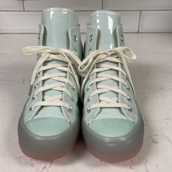 Converse Chuck Taylor All Star High 'Teal Tint Pink Foam' 166447C Women’s Size 6 - Picture 3 of 16